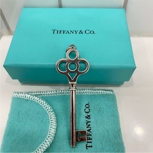 Tiffany and co key necklace